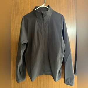 lululemon athletica Men's lightweight track jacket in black